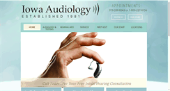 Desktop Screenshot of iowaaudiology.com