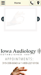 Mobile Screenshot of iowaaudiology.com